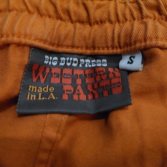 Big Bud Press western pant in terrcotta - Picture 5 of 6